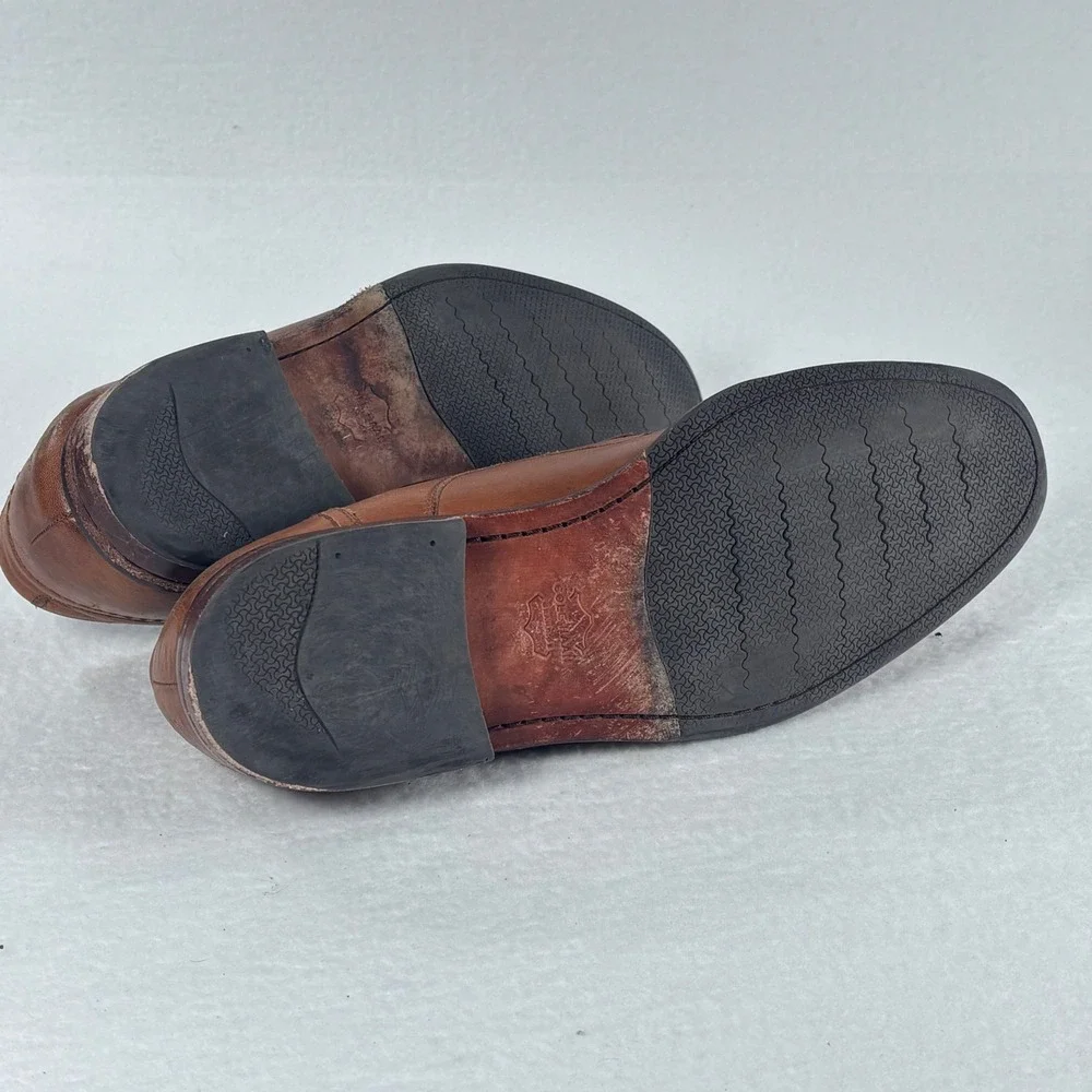 Cole Haan Monk Strap Dress Shoes Preppy Old Money Academia Leather 10.5 Heritage